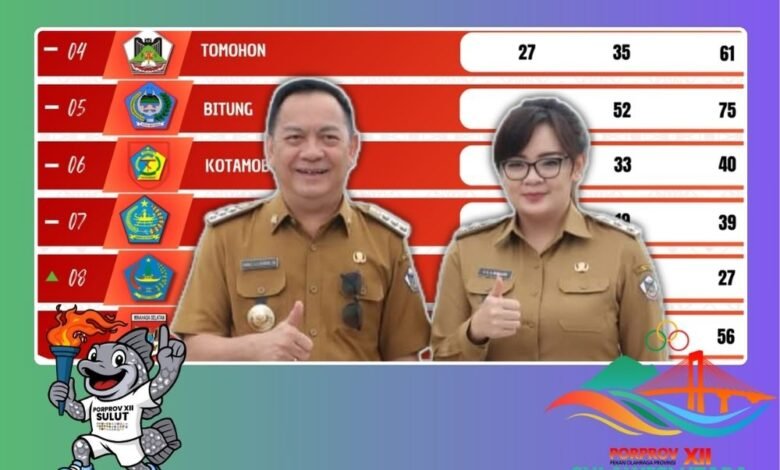 Prestasi kontingen Tomohon di Porprov Sulut XII