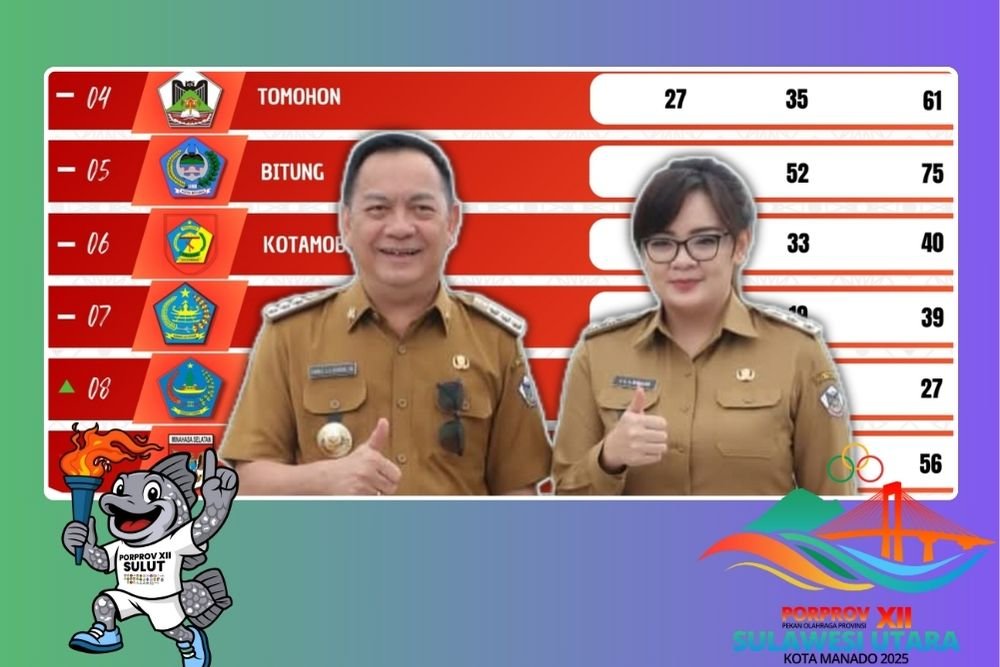 Prestasi kontingen Tomohon di Porprov Sulut XII