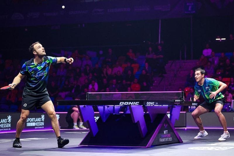 Simon Gauzy kalahkan Hugo Calderano