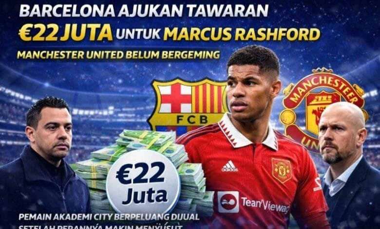 Barcelona tawaran Marcus Rashford