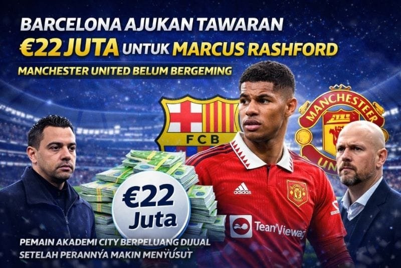 Barcelona tawaran Marcus Rashford