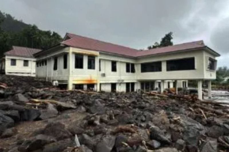 bantuan banjir bandang Siau