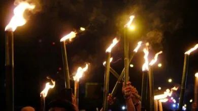 Pawai Obor Ramadhan Modayag Barat