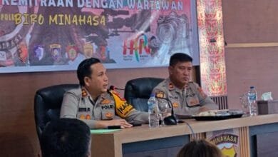 kemitraan Polres Minahasa dan pers