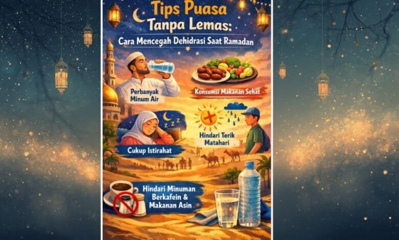 mencegah dehidrasi saat Ramadan