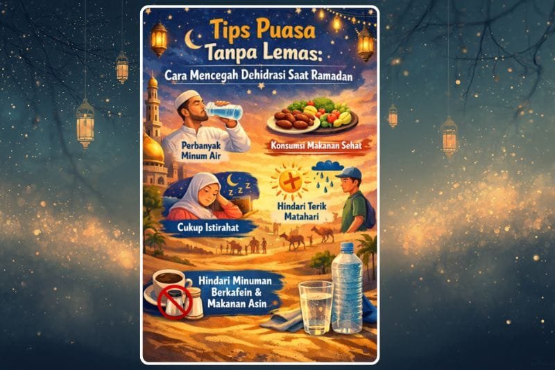 mencegah dehidrasi saat Ramadan