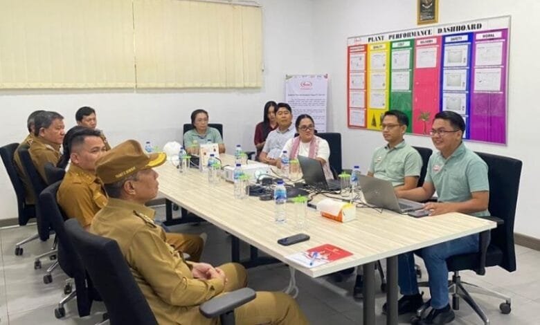 Kunjungan kerja Bupati Minahasa Selatan ke PT Sasa Inti
